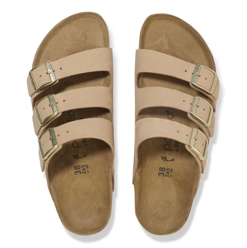Women's Papillio Florida Flex Platform Nubuck Leather 1029760 Color: Sandcastle