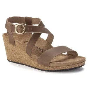 Women's Papillio Sibyl Ring-Buckle 1023523 Color: Oiled Leather  Cognac