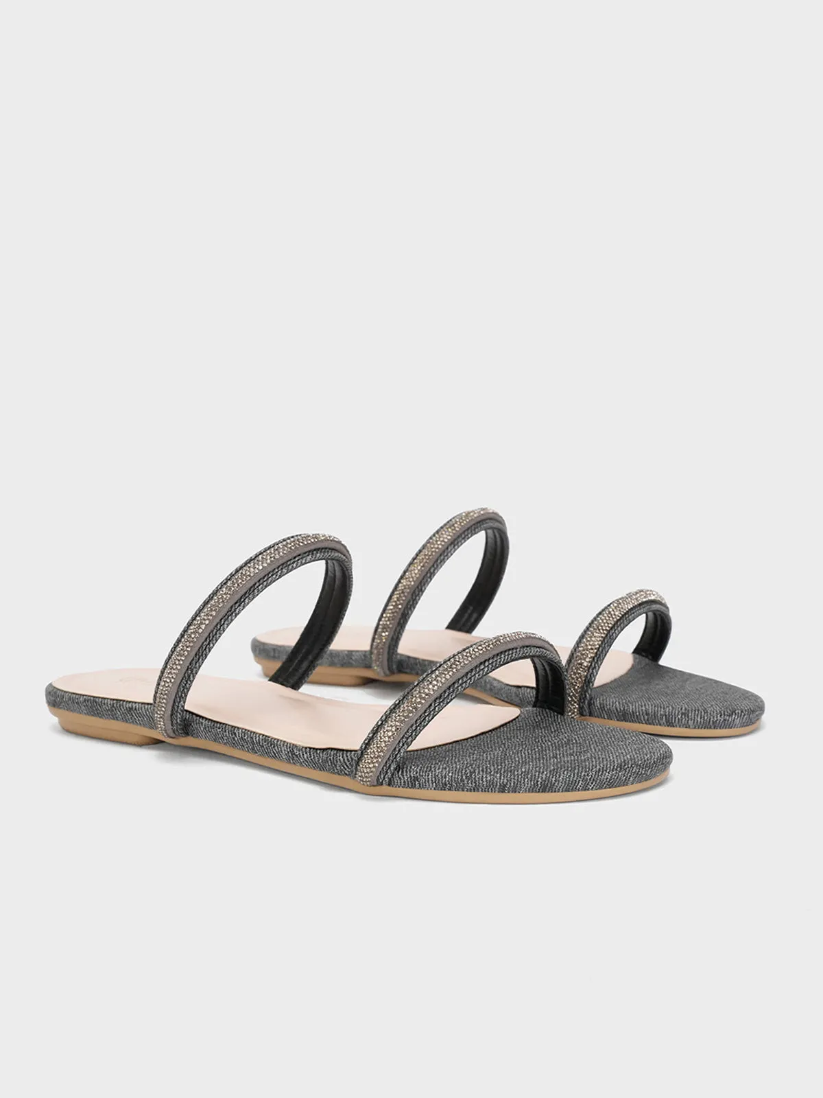 Women's "GLAUCIO" Strappy Open Toe Slippers