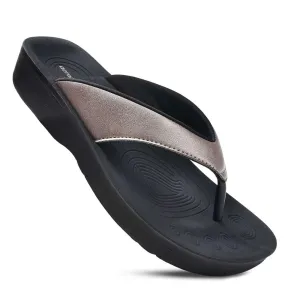 Women's Sandals Pearly Fume Brown