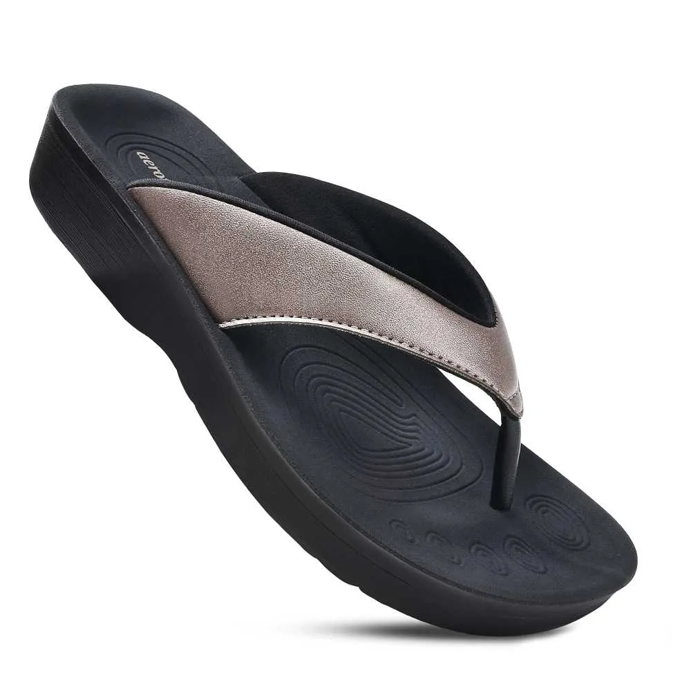 Women's Sandals Pearly Fume Brown
