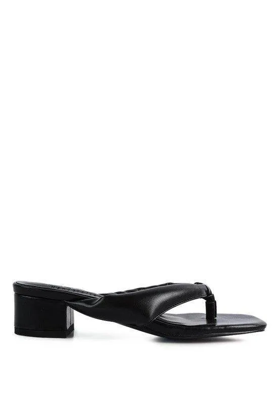 Women's Shoes Memestar Low Heel Thong Sandals
