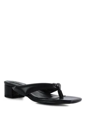 Women's Shoes Memestar Low Heel Thong Sandals