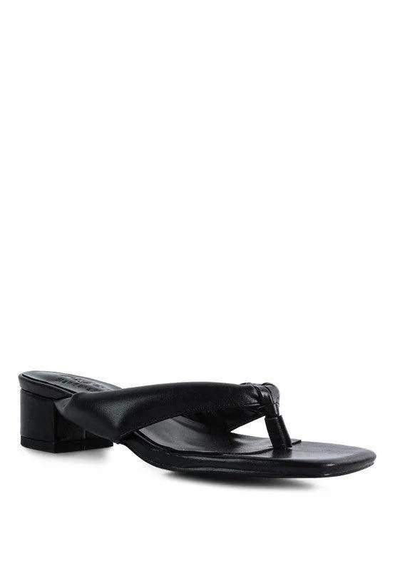 Women's Shoes Memestar Low Heel Thong Sandals
