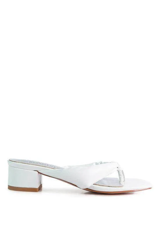 Women's Shoes Memestar Low Heel Thong Sandals