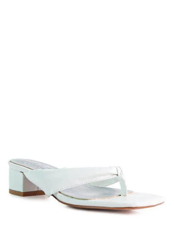 Women's Shoes Memestar Low Heel Thong Sandals