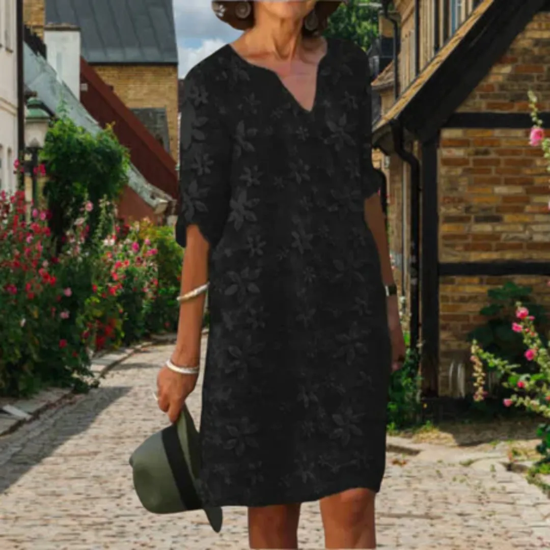 Women's Summer Floral A Line Dress | Midi