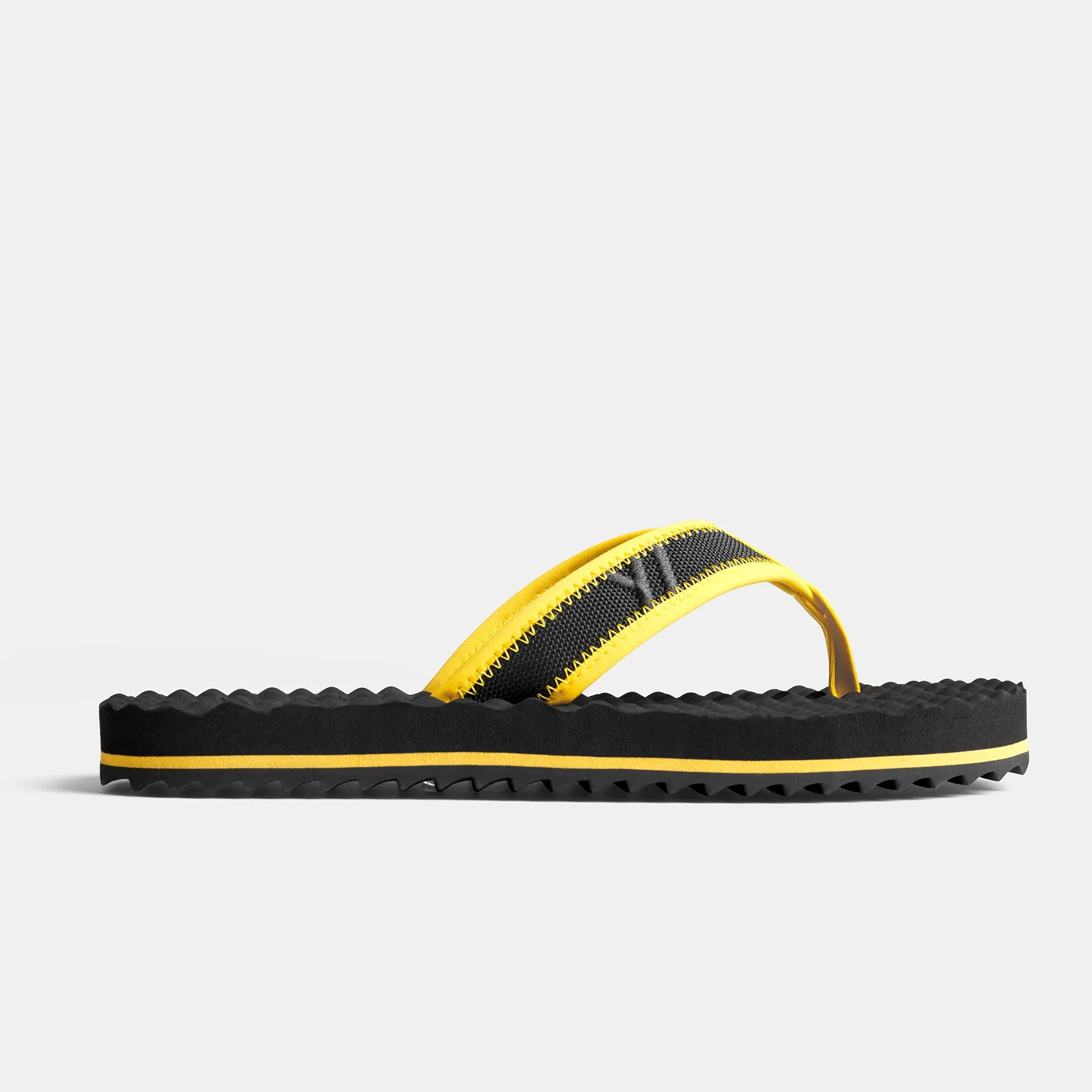 Y/OSEMITE Sport Flip Flop Kids - Black/Yellow