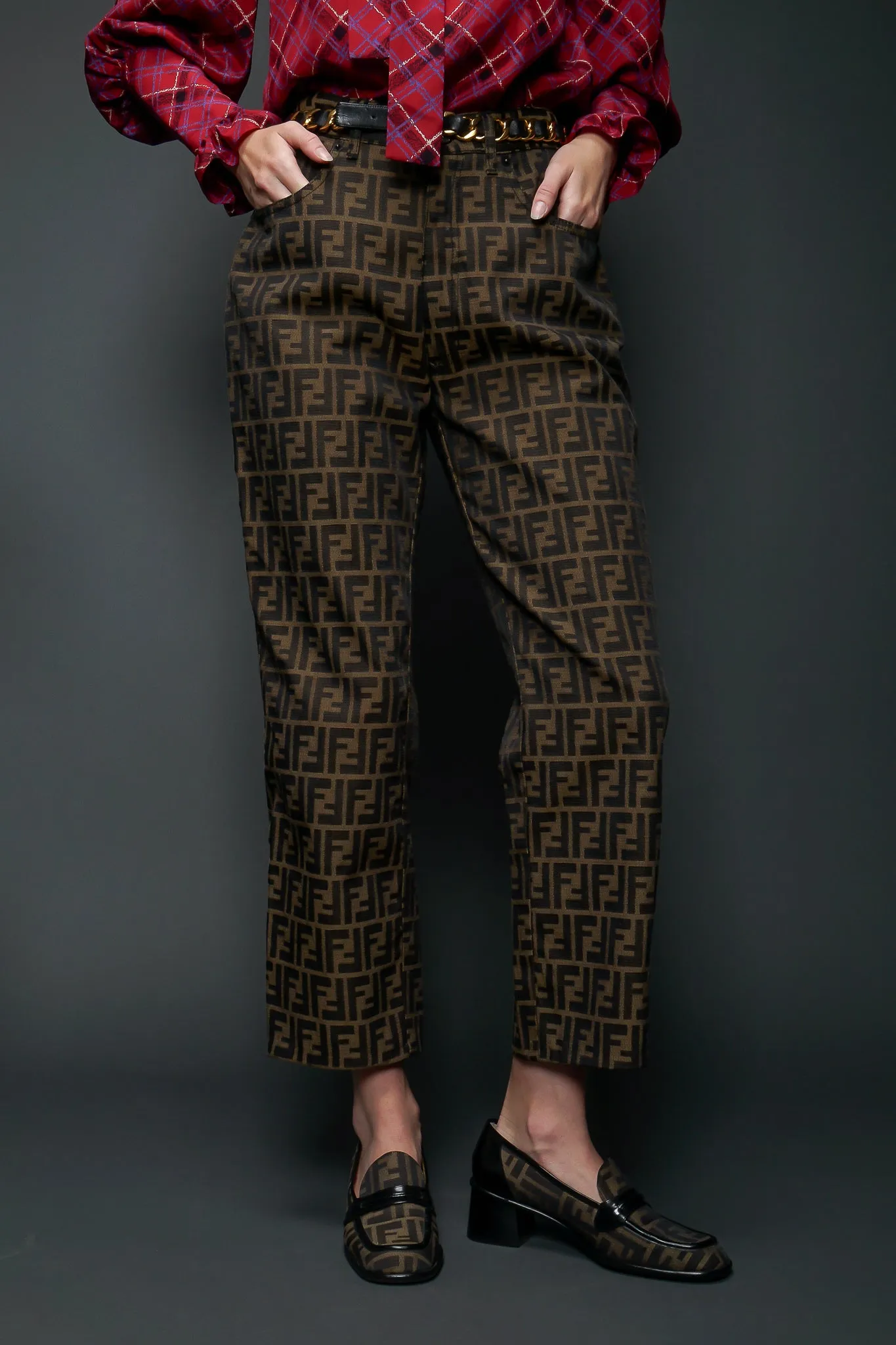Zucca Monogram Loafers