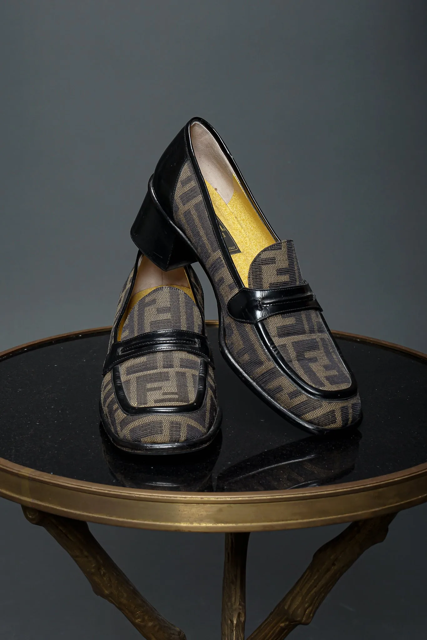 Zucca Monogram Loafers